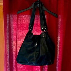 Tignanello black leather Shoulder Bag